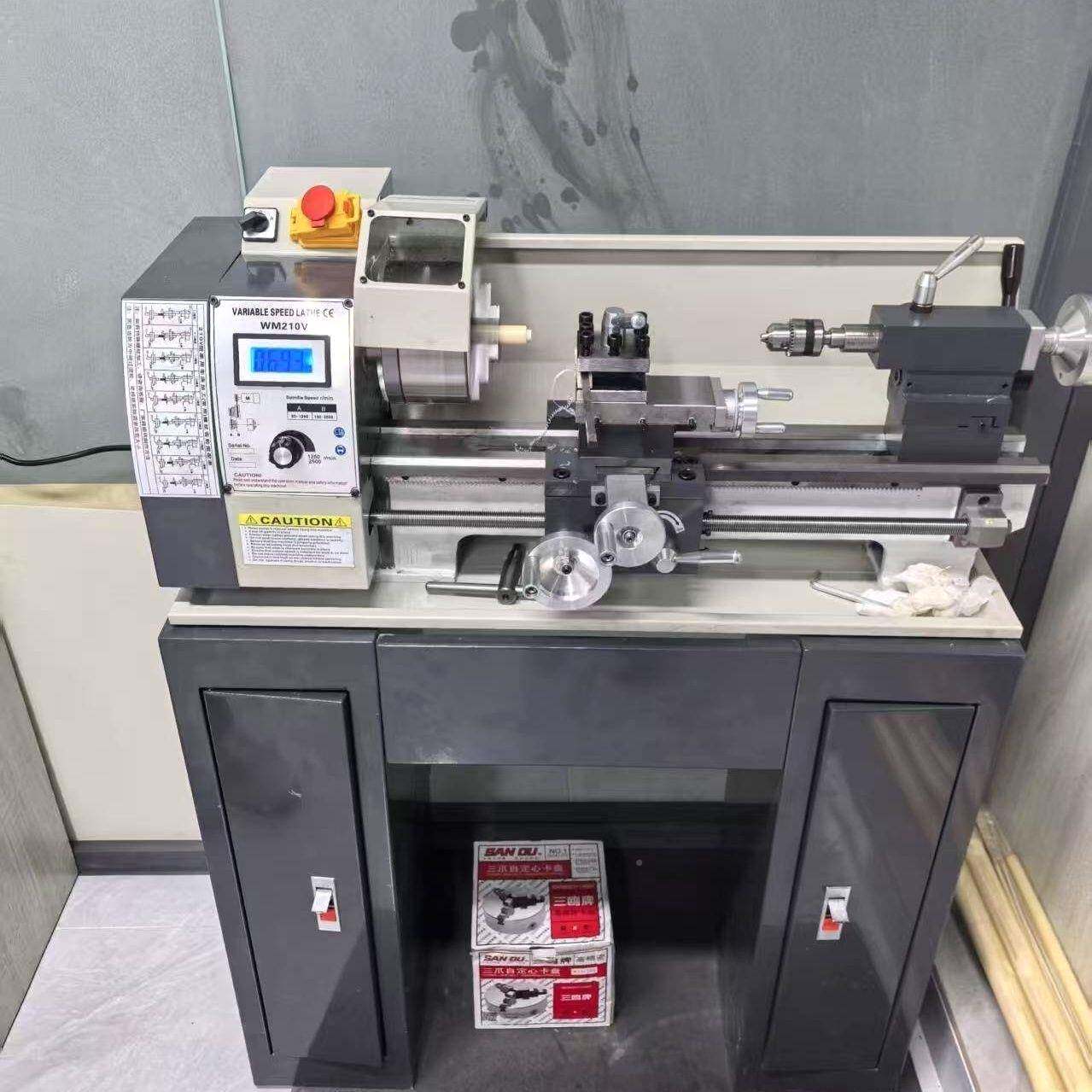 微型迷型你械小型工家用210V车床多功机能87木金属小机床小车床