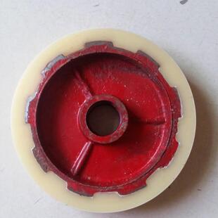 6寸英式尼板龙万向轮27重型工车业拖车轱辘平手推转向脚轮