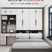 榻榻米衣柜床一体小户型儿童床多功能储物床卧室带书桌组合衣柜床