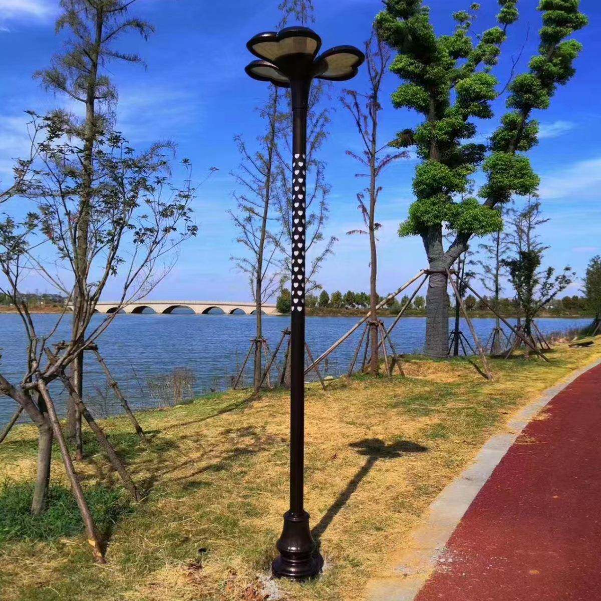 LED户外庭中院灯花园别庭院灯墅草防水灯式装饰铝材云石景观草皮