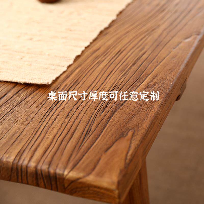 老榆木木大板KSW风化吧桌面板旧木板书复古台板餐桌飘窗板实桌面