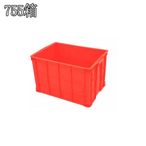 75周转箱加KXE厚长方殖形塑料框5带盖物流胶塑箱收纳养鱼养筐