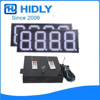 0寸8白色82.8OYH8加油站LED示油价屏7段8字屏户外高亮数字显屏