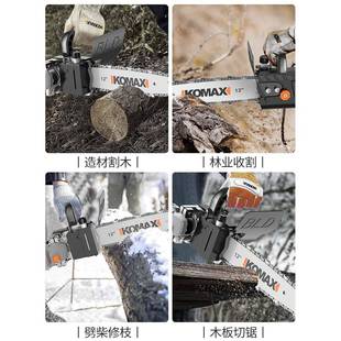 ?角机磨装 电链锯家用锯柴电锯木工多功能型544迷你改手小持切割伐