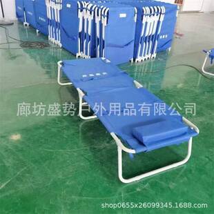 单人应急援救折叠床铝合金抢险钢塑床民政救灾简易担架床
