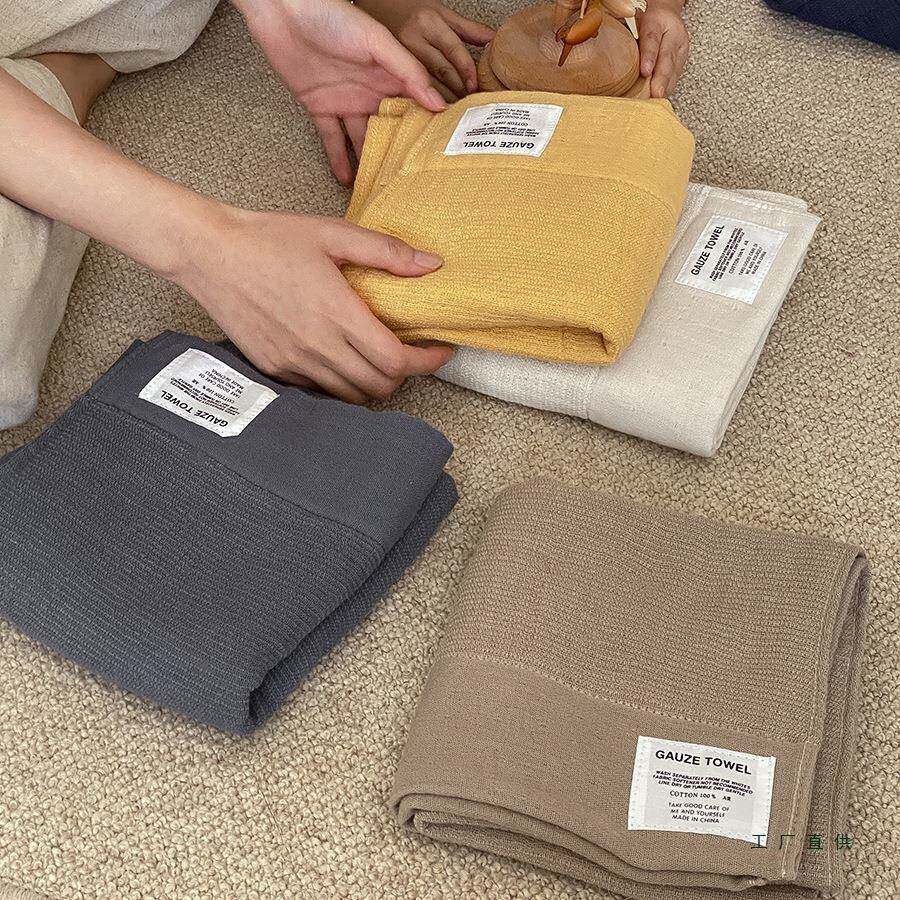 F98JMSTM毛巾士洗脸棉质吸水洗大成人麻男层纱布100双棉质擦澡汗