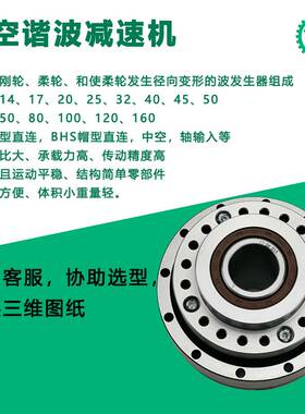 SUSINTA硕星达LHT扁平礼帽型谐波减速机17-80-U-I 替代来福新宝HD