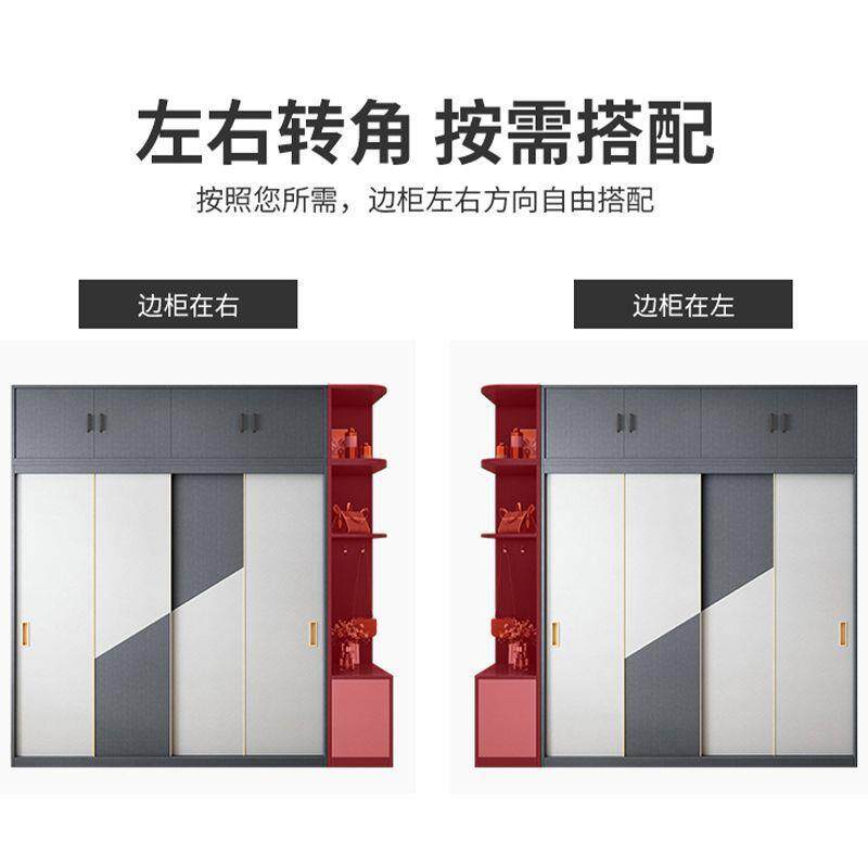 简木易衣小户柜型推拉出租房家用推拉门卧室组合门现代简DCB约质