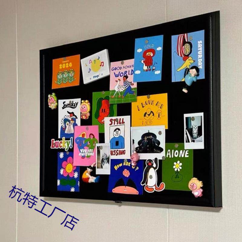 磁吸黑板展电表丑配电箱QRI箱遮挡装饰遮画免打孔新款冰箱贴示板