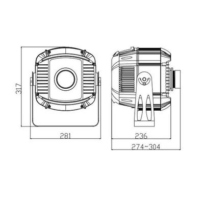 200度W户外防水水纹灯店景区公园商场酒化亮氛围灯高亮l40150ed水
