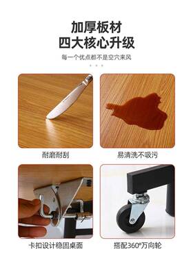 可折叠餐桌家用桌小户型宿实木桌F96TJM75创意简饭约圆形易收纳舍