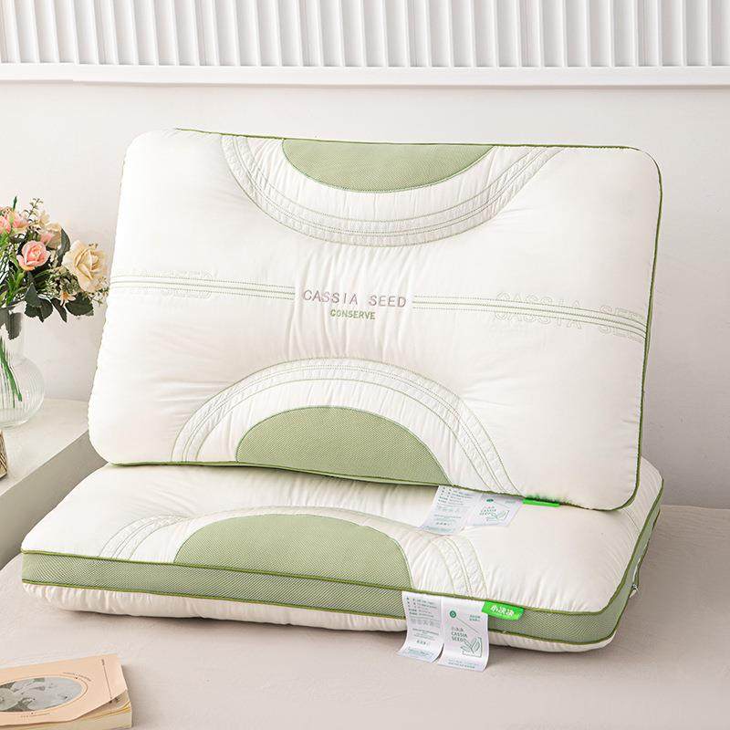 亲肤全棉决明子枕头枕芯护颈枕清香释压枕中高枕立体透气纯棉枕芯,电子元器件市场,其它元器件,淘宝优惠券,粉丝福利购,淘宝优惠卷