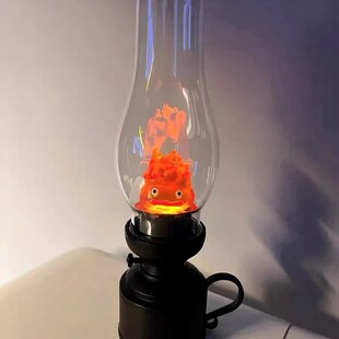 卡西法火焰超级暗小夜灯哺乳儿童卧室烛光小夜灯微弱蜡烛灯气氛灯