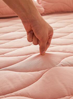 纯棉床笠床单件夹棉罩防滑防尘罩床套全棉席床梦床思IOP垫保护罩