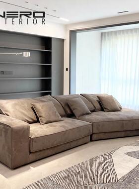 发意式极简baxt达er沙发布佩斯54144异转角沙发形布艺沙发组客厅沙组合