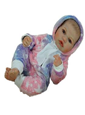 跨境全搪儿OBL17500胶重生娃娃伴宝宝睡眠仿真婴人物公洋仔陪玩偶