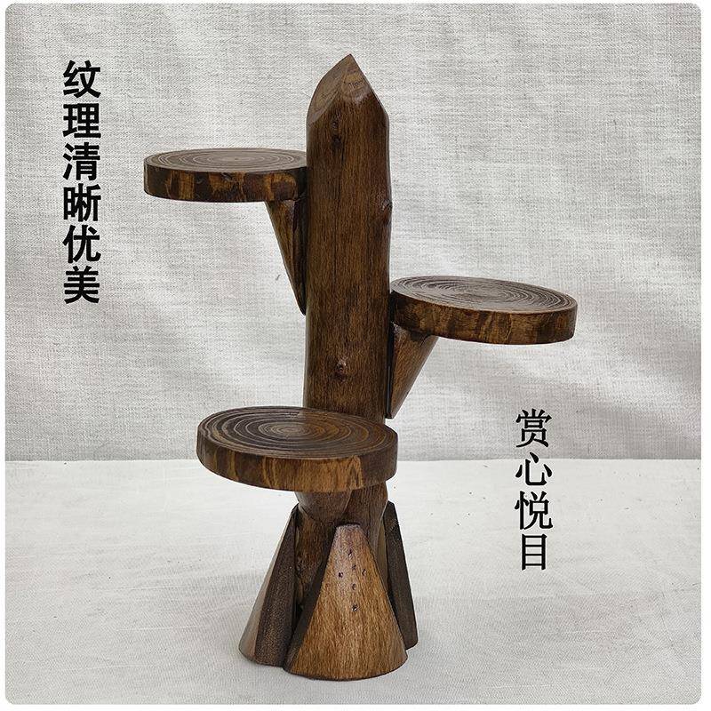 桌多肉架家用复古置物架奢实木窗创意盆栽展示WJ--470架阳台飘轻