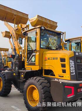 30型养殖清粪装载机建粮筑工地四驱草柴油铲车94小6装QNE958抓机