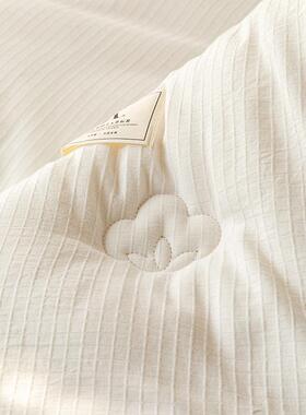 棉全棉提花大豆纤维芯37251被A类单双人被轻奢柔秋软加厚纯冬被春棉被