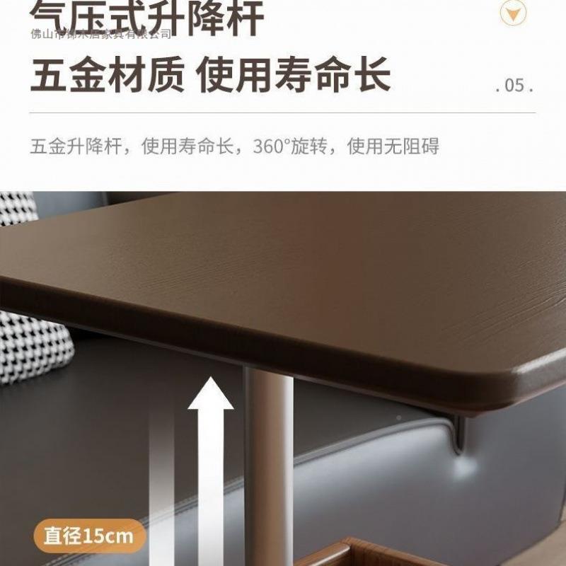 可移动边发几23081巴士升降古茶几家用中客厅沙边柜子风小推车简