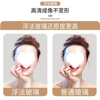 新挂中全身镜穿衣镜网红落式地镜可壁服店试mxRt63CD衣镜女生宿舍