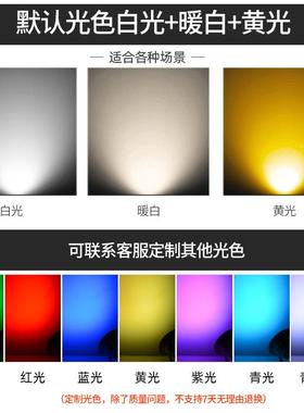 喷QTM泉灯户外水池别墅景水灯化防水下庭院鱼池灯LE夜D亮水底投光