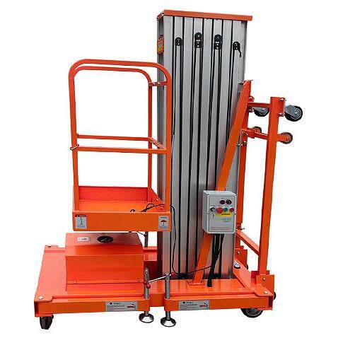 动移多桅柱铝合金升降平电台18米动升降轻VFM便登高梯高空作机业