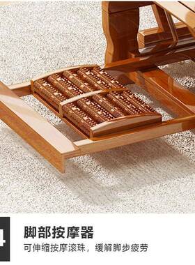 0用25新款2竹闲躺椅坐睡两用成人阳台家休摇摇椅大人折叠午休SWN