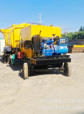 双车体固定沥青拌机层保温合自上料拌合机AUD小型沥青混凝土搅拌