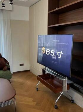 小移动电型视架卧室电视户移动支架带轮电视支架中古可移91034视动电柜