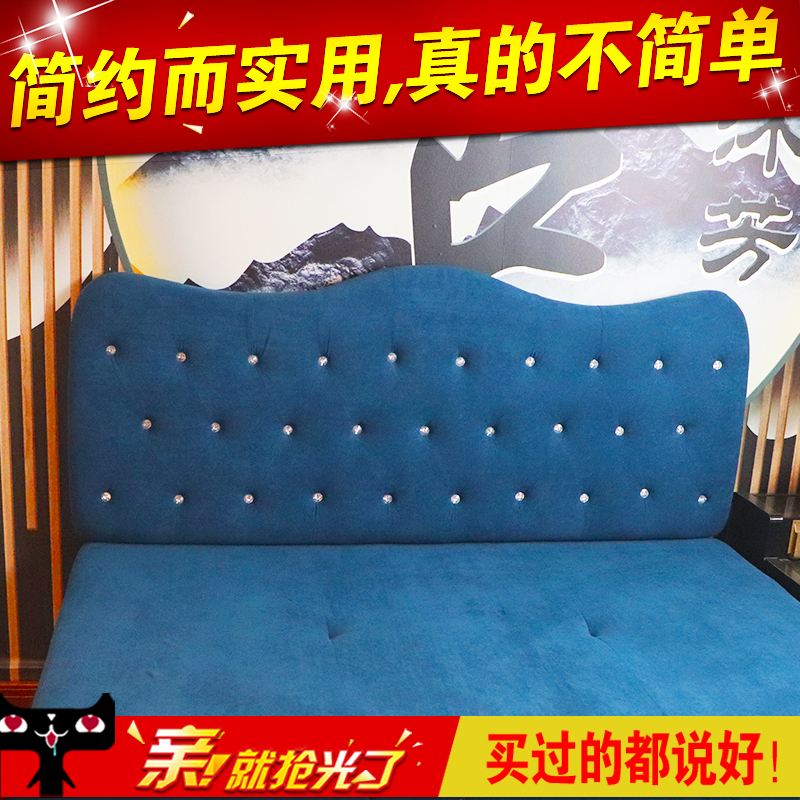 定制实木按摩床技师四方凳美容床头软包美甲足疗店放脚凳沙发椅子