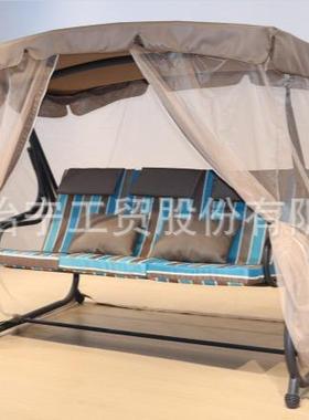 巴三YN8068人铸铝户外铁阳台拿庭院秋千椅马吊椅艺花园秋千室外摇