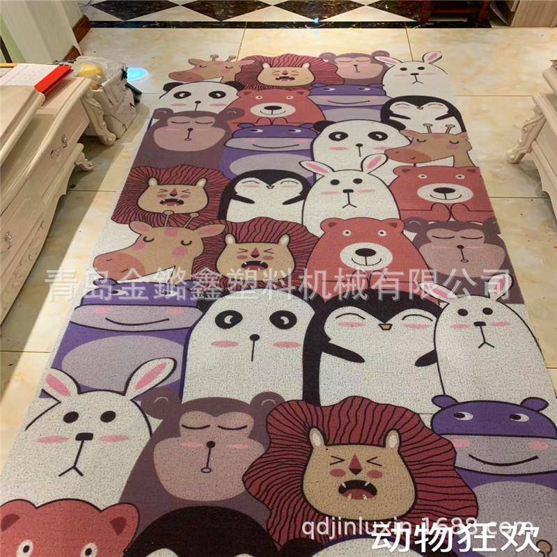 防滑卡通地垫卫生间浴室水吸JGY地毯间地面垫子门厅入户蹭吸尘脚