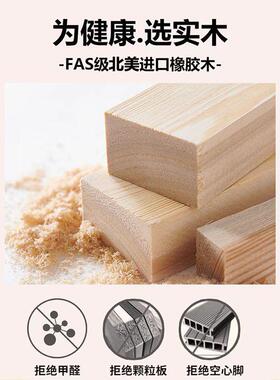 实木电视柜茶几25485橡胶木全胡桃色小极户型储物厅简落地整装新