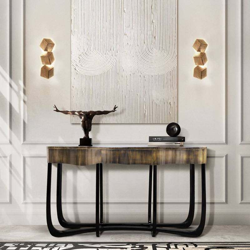 轻奢入户门厅不锈钢玄关桌别墅高档家用简约设计师艺术靠墙端景台,玩具/童车/益智/积木/模型,垂直悬浮玩具,淘宝优惠券,粉丝福利购,淘宝优惠卷