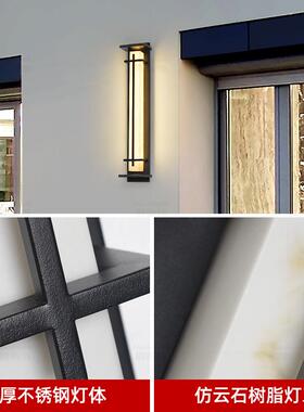 现代简约墅别户外灯中式花防水工程庭院室园外壁大门两侧PXQ大气