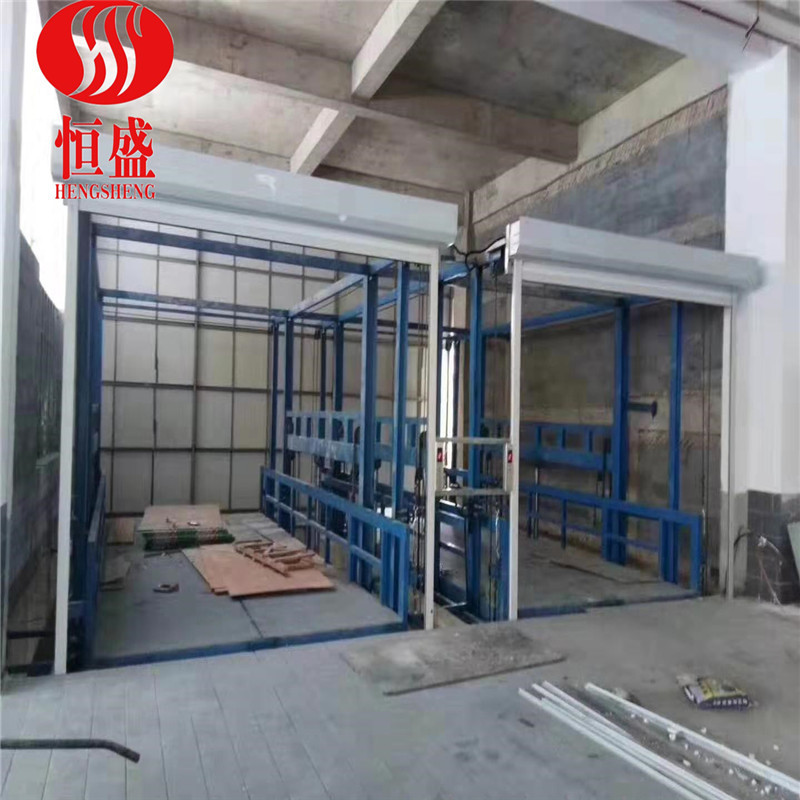 工厂车间厂房货物垂直运输设备 重型经济型简易导轨式升降货梯
