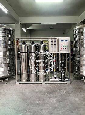 吨全不1锈钢反渗理透水处设备纯净水设NTO备工业去离水超纯子水设