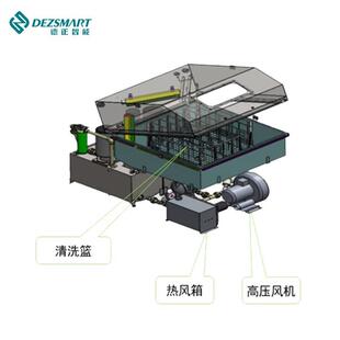 德正回流焊清炉20220108膛清洗机波焊链条峰洗机钛爪清洗机转旋喷