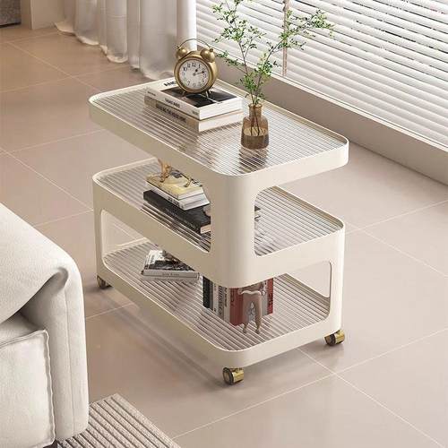 客厅沙发20AOH5新款油茶几2奶移动现代头边床柜轻奢置物架小推车