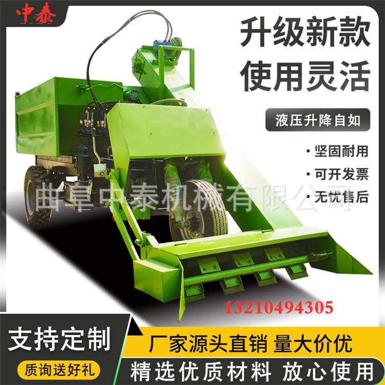 畜养羊殖场清粪车三13210494轮小牛圈舍铲粪型车前置软胶刮板收牧