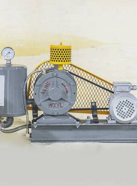 HC401S小型污水处理低噪音鼓风机 滑片曝气风机1.5KW回转式鼓风机