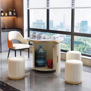 台茶桌家用小茶台现代简约ZJT岩板茶桌椅组合客阳移动茶台小泡厅