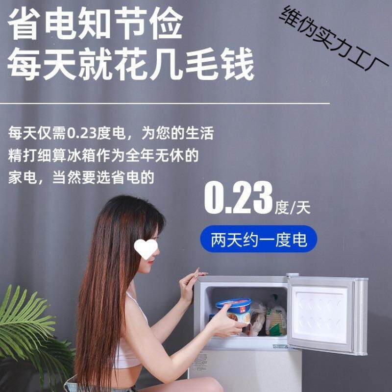 【送货户】冰箱家用双门小入型人迷你二柜冷70733冻冷藏宿舍冰租