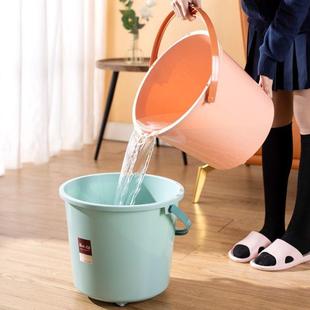 塑料平地拖把桶无品牌/拖布甩干水桶长方形板拖桶海绵沥水家用老