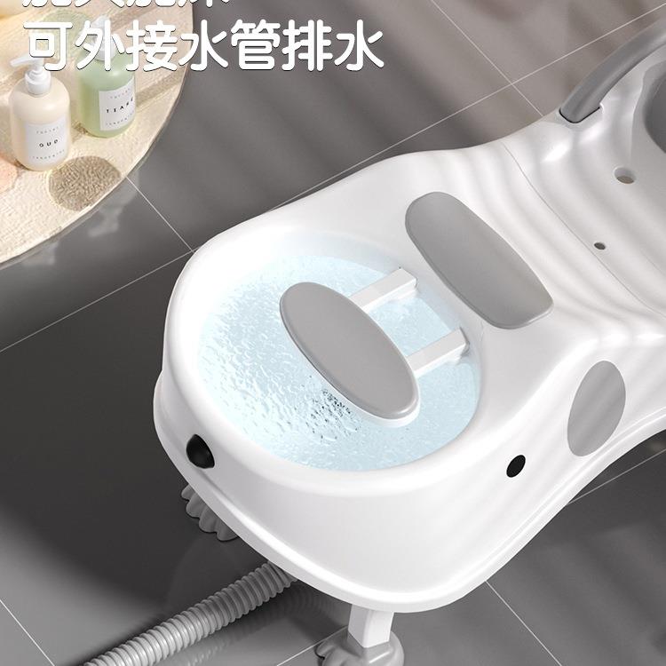 加厚头儿童洗儿躺可椅折叠宝宝家用洗头床女童BLBB2025小孩婴洗头