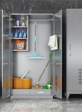 外不锈钢洁阳台杂物储物柜室家用小位置夹72705缝不锈钢保清柜洁