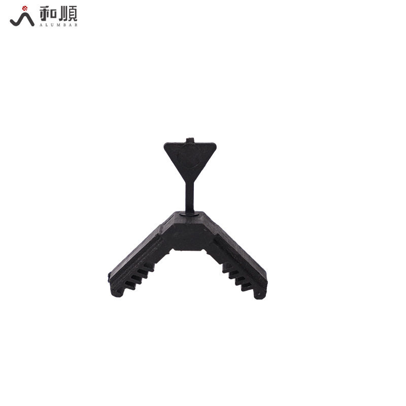 中空玻璃充气插角带孔配塞子中空玻璃惰性气体连接件插脚铝条插件