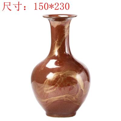 中式现代轻新奢高端手工瓷器花黑柜金器手工储XTT物家装软装酒店