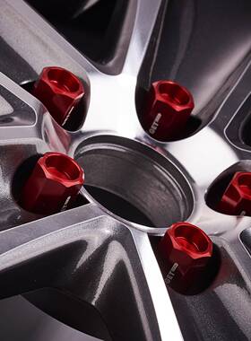 m改装轮胎螺母7075航空铝合金轻量化1+4防盗螺母6Hex19mm无品牌/4